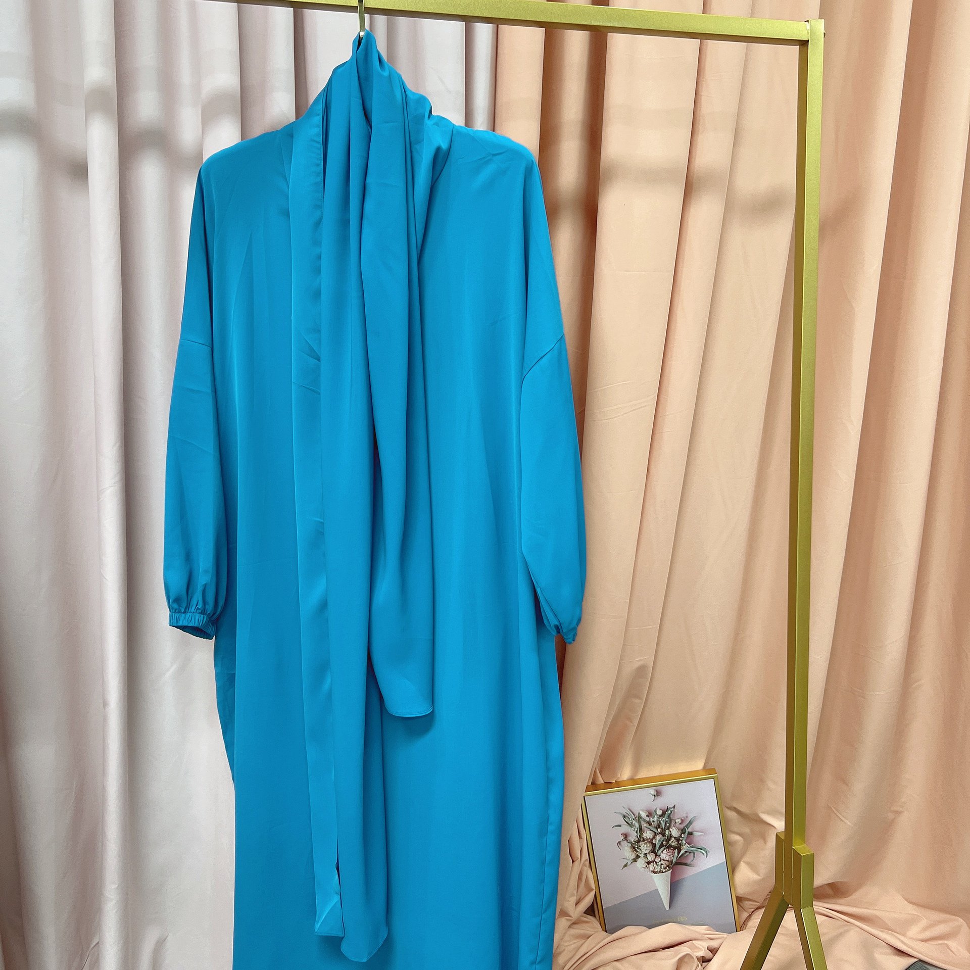 Hooded Robe Dress
