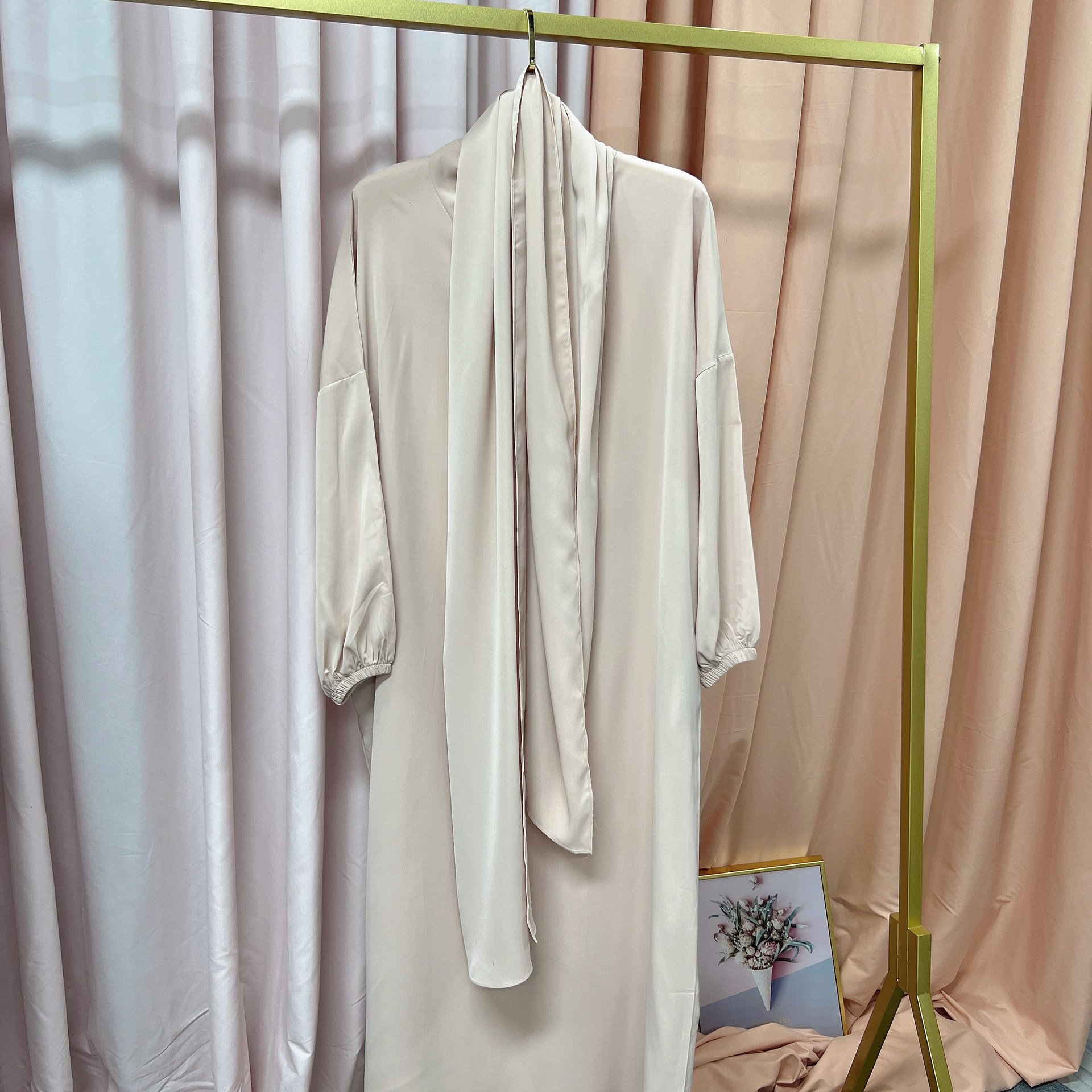 Hooded Robe Dress