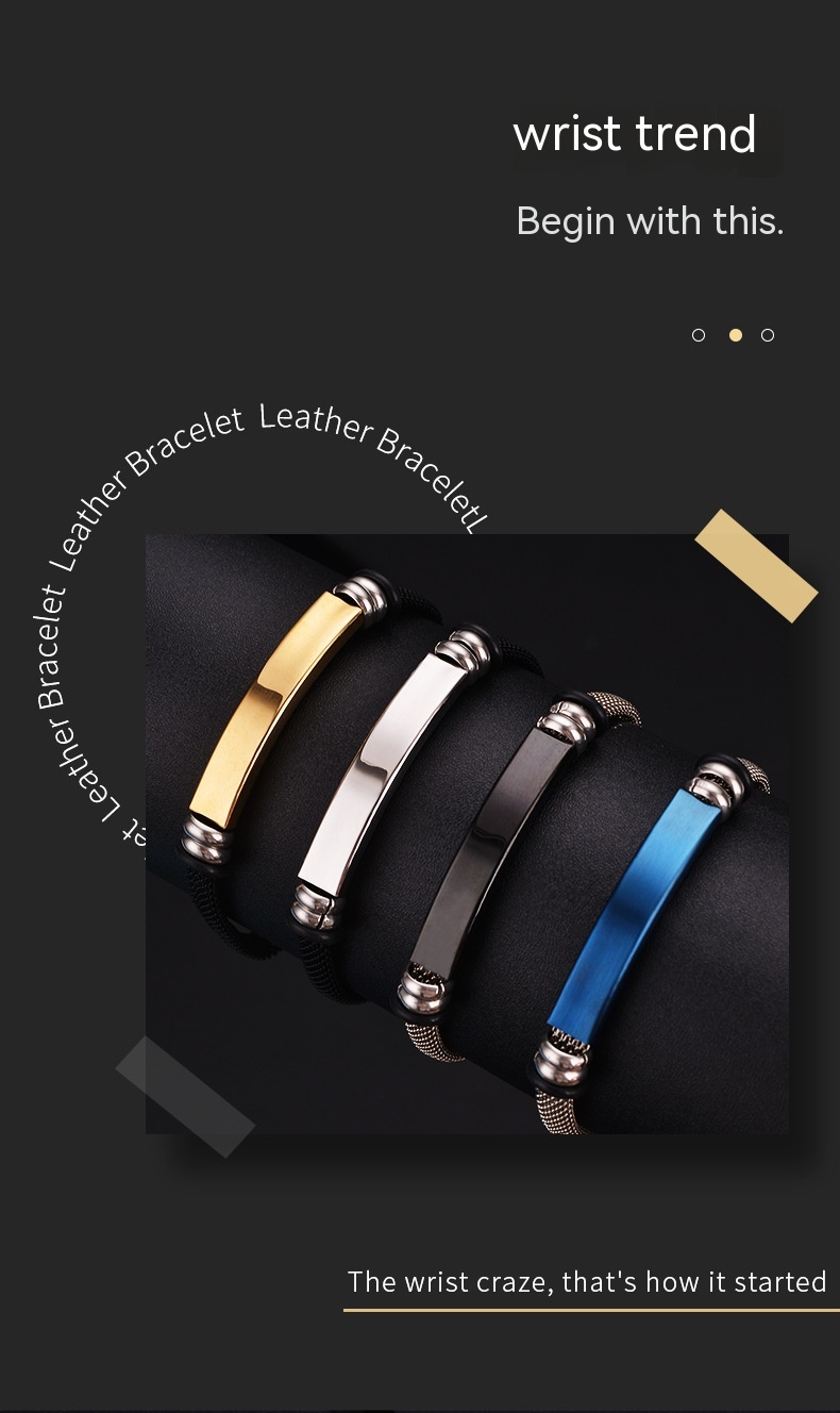 Men's Vintage Stainless Steel Bracelet 3