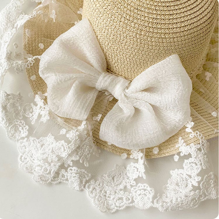 Women's Summer Bowknot Sun Hat - Image 5