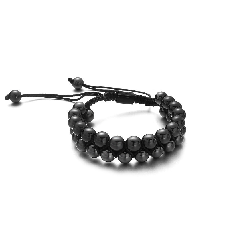 Black Magnet Ebony Beaded Magnet Bracelet 5