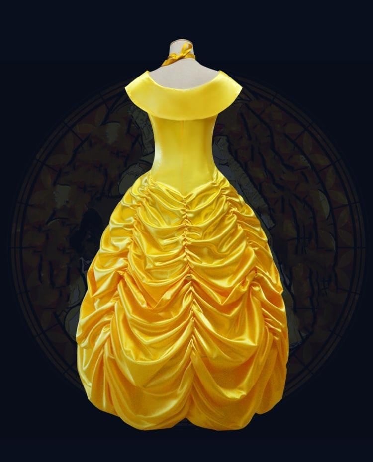 New Cotton Women's Yellow Dress Image 2