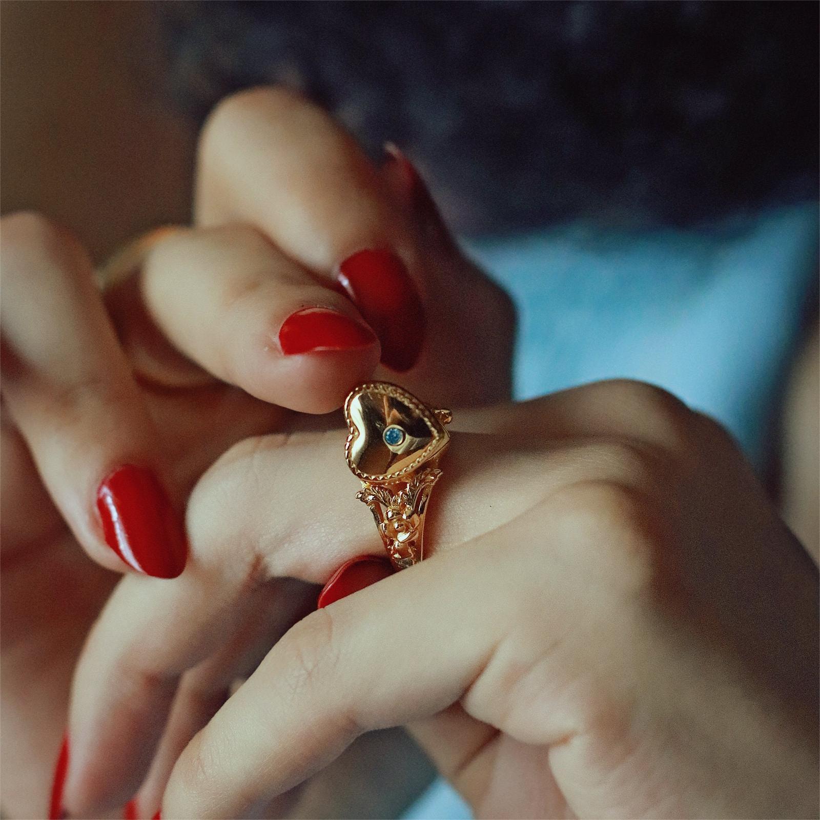 Ring in Golden Love Color