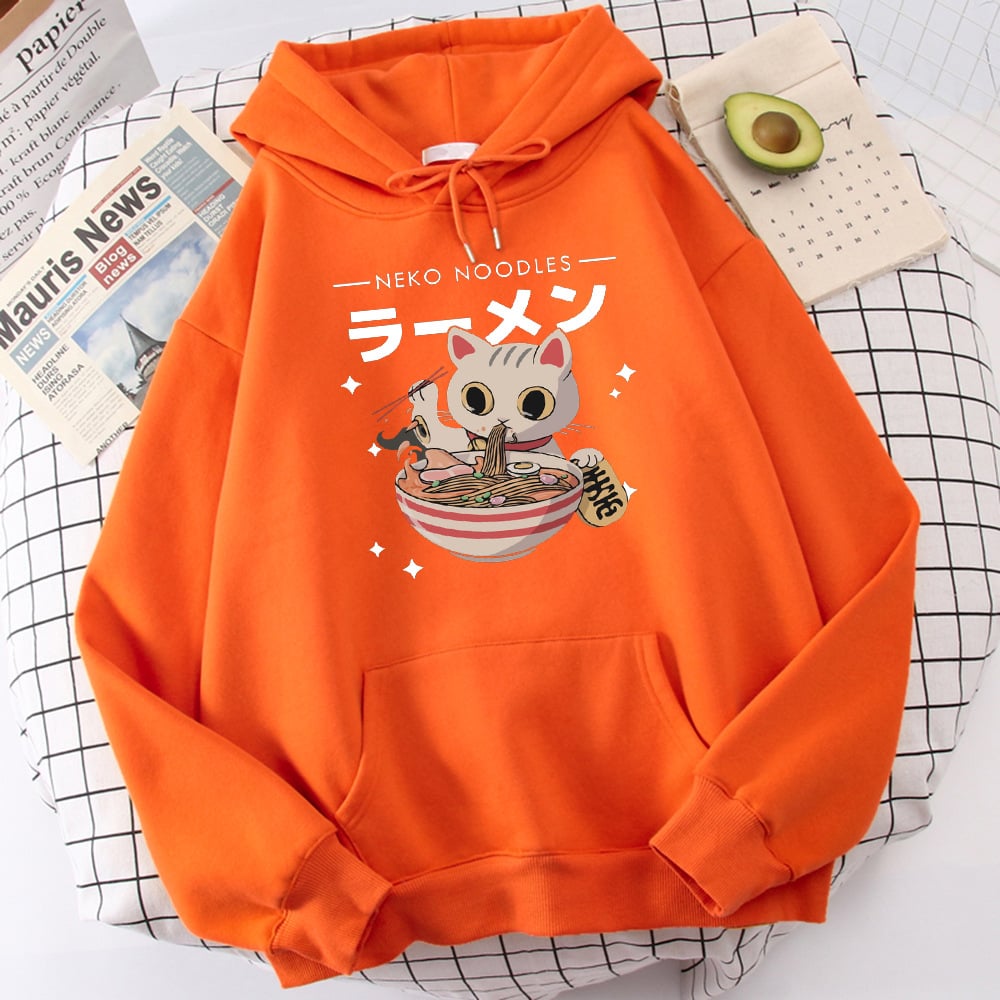Fashion Cat Print Women's Pullover Image 3