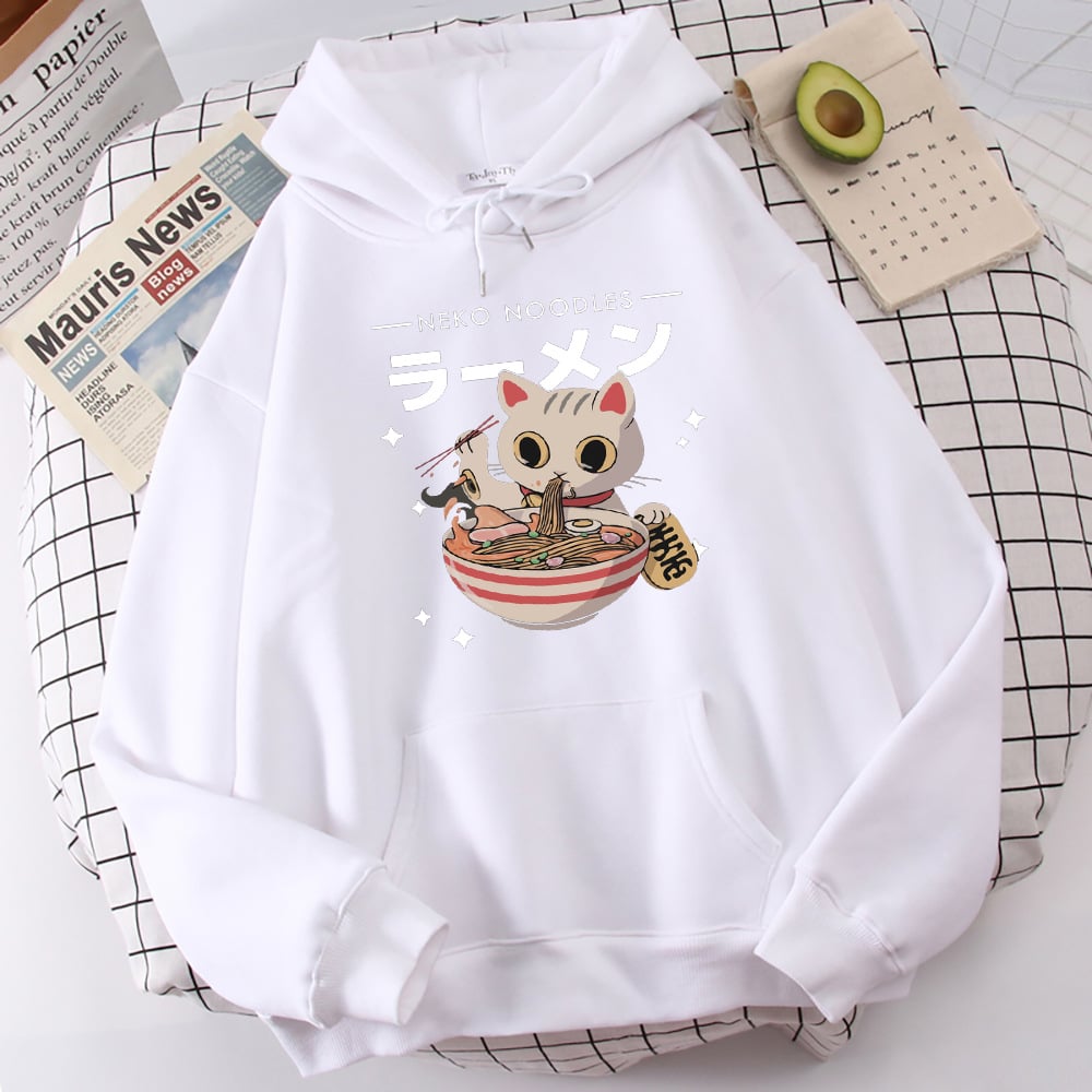 Fashion Cat Print Women's Pullover Image 5