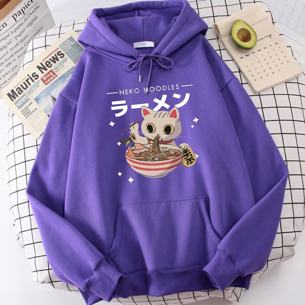 Fashion Cat Print Women's Pullover Image 4