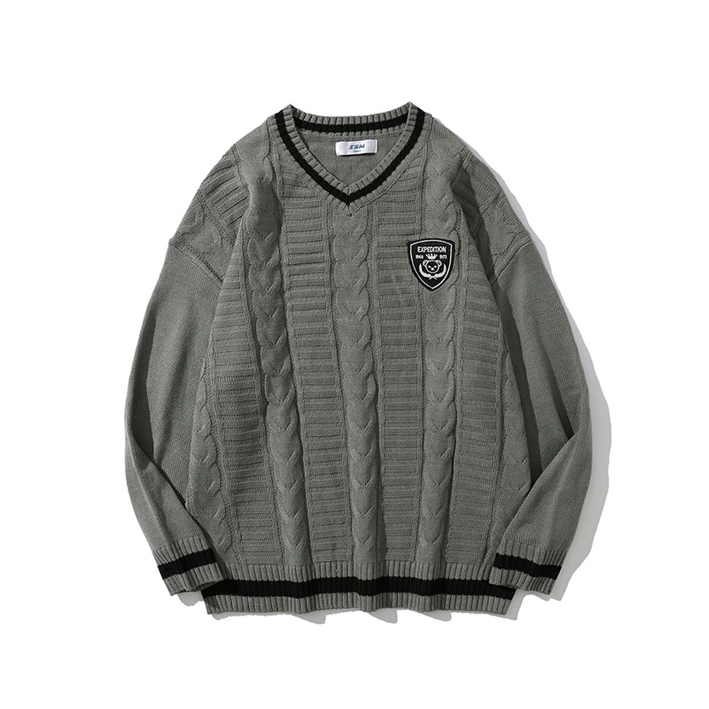 صورة 3 لسترة بياقة على شكل حرف V