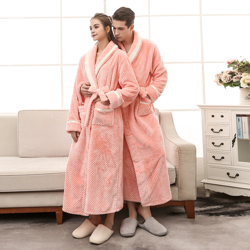 Women Pajamas Couple Gown Bathrobe 9