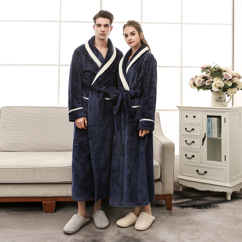 Women Pajamas Couple Gown Bathrobe 12