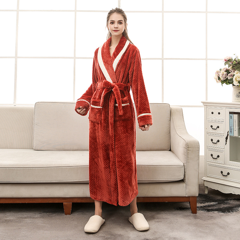 Women Pajamas Couple Gown Bathrobe 2