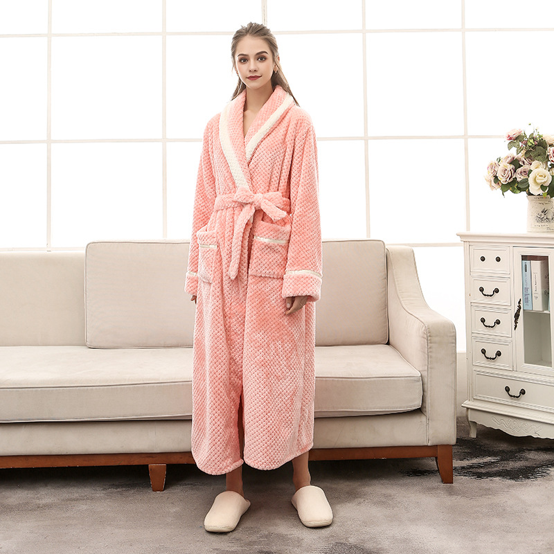 Women Pajamas Couple Gown Bathrobe 11