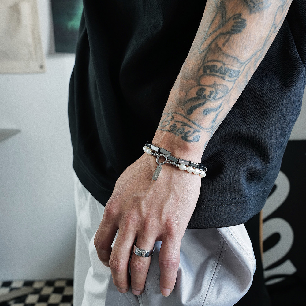 Square Pearl Bracelet 5