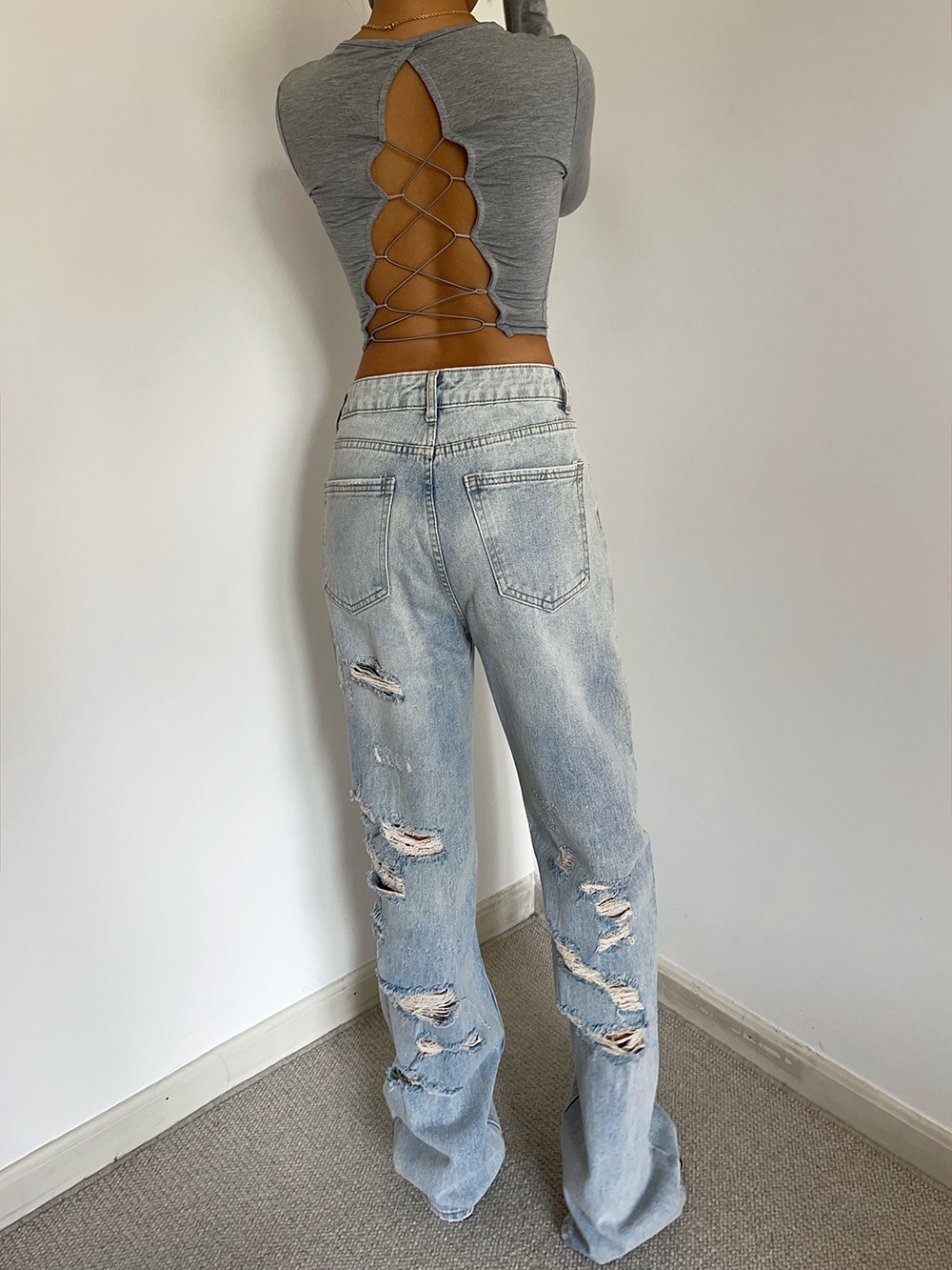 Chic Wide Legs Jeans
