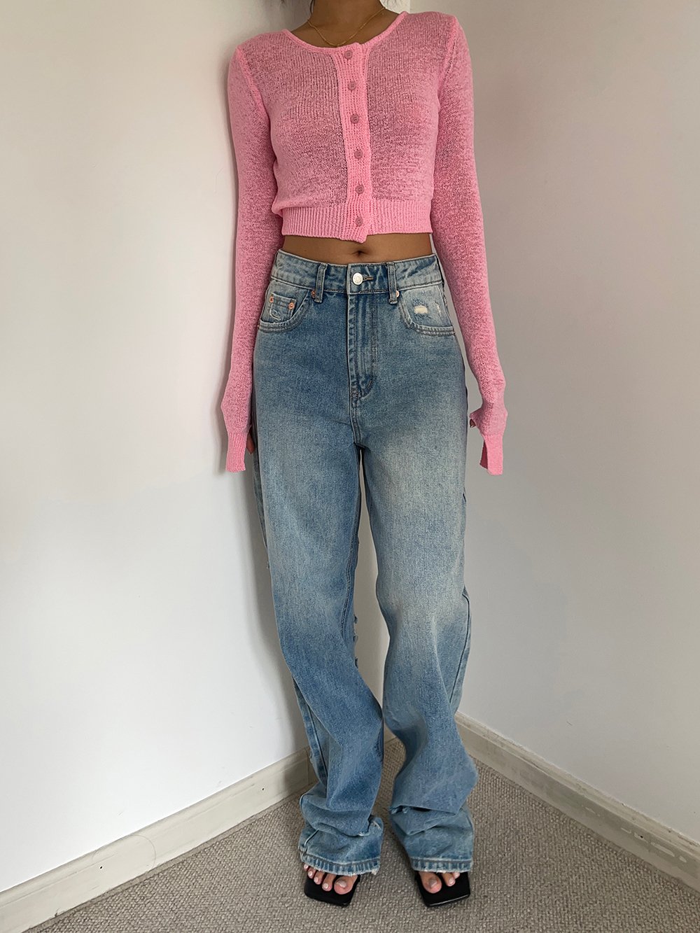 Fashionable Wide Legs Jeans