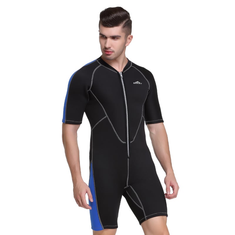 Neoprene Wetsuit 2MM - Back Zip Detail - Pull Cord Closure