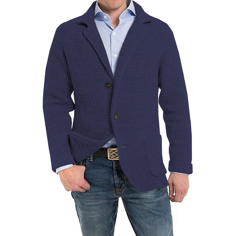 Men's Casual Knitted Cardigan Sweater - Image 5