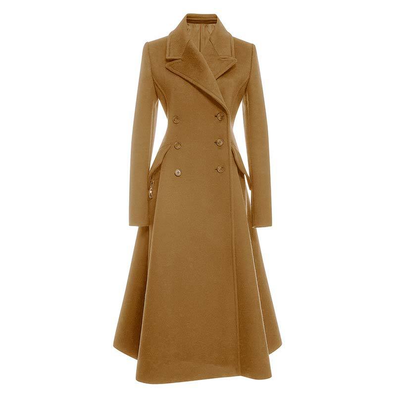 Elegant Woolen Coat Close-Up