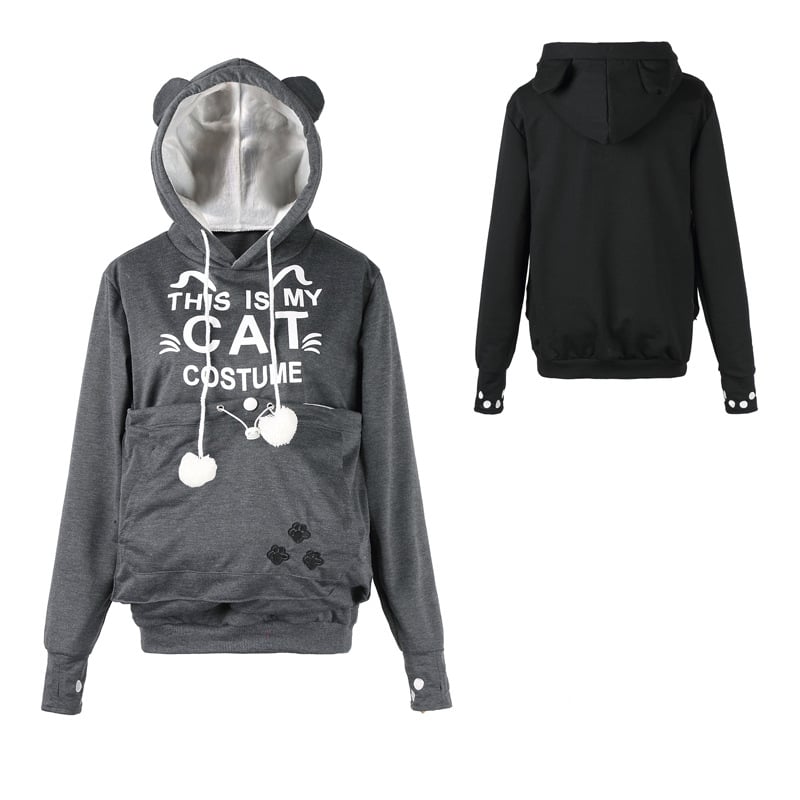 Cat Face Printed Coat - Option 1