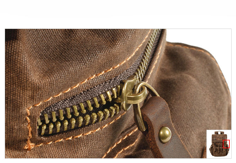 Mountaineering bag open showing interior compartments