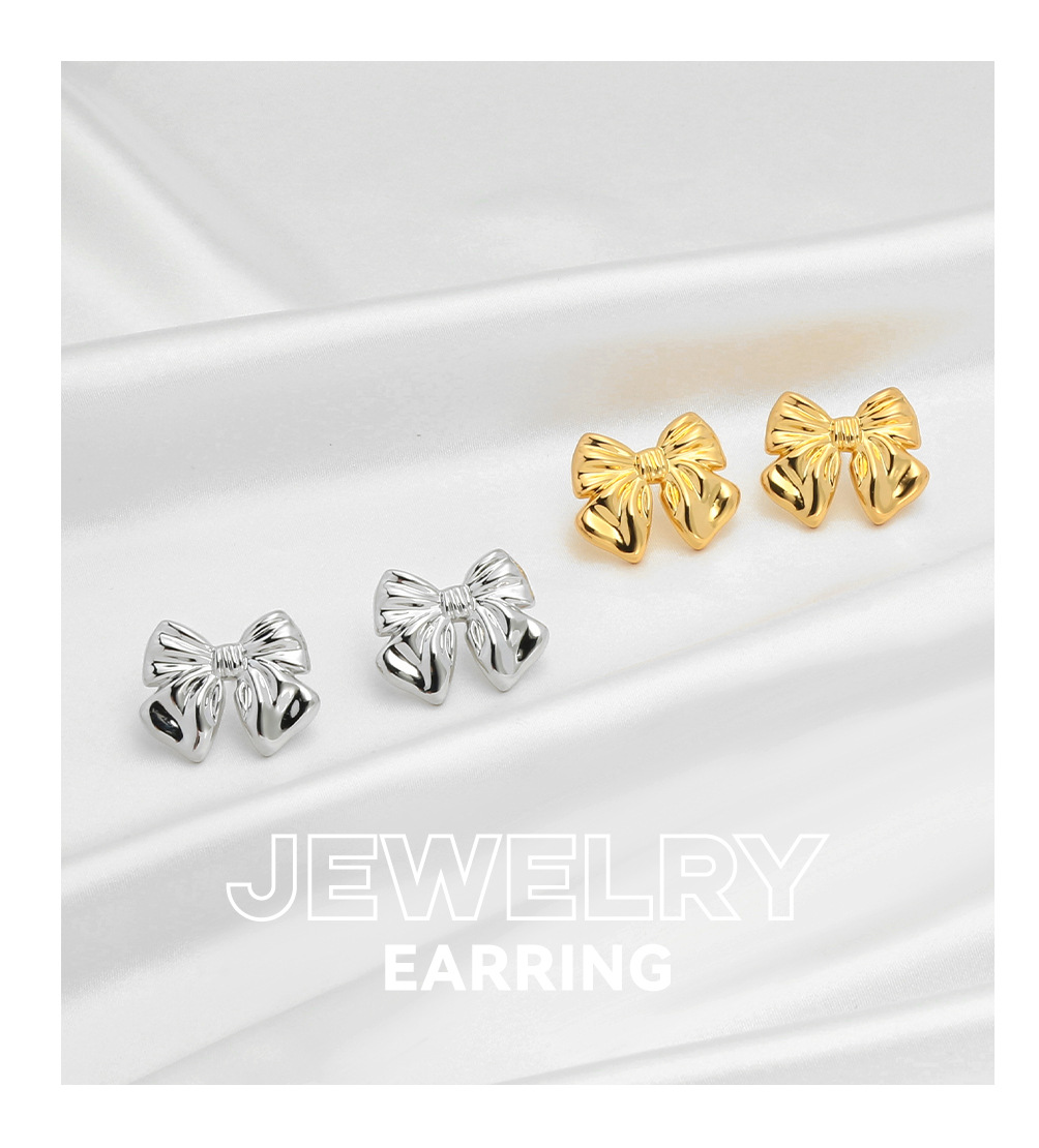 European and American Style Hot Bow Earrings 5