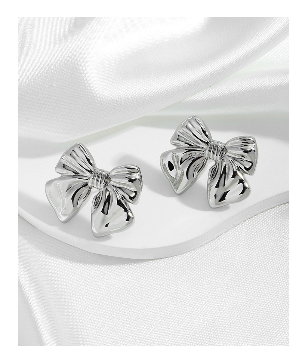 European and American Style Hot Bow Earrings 3