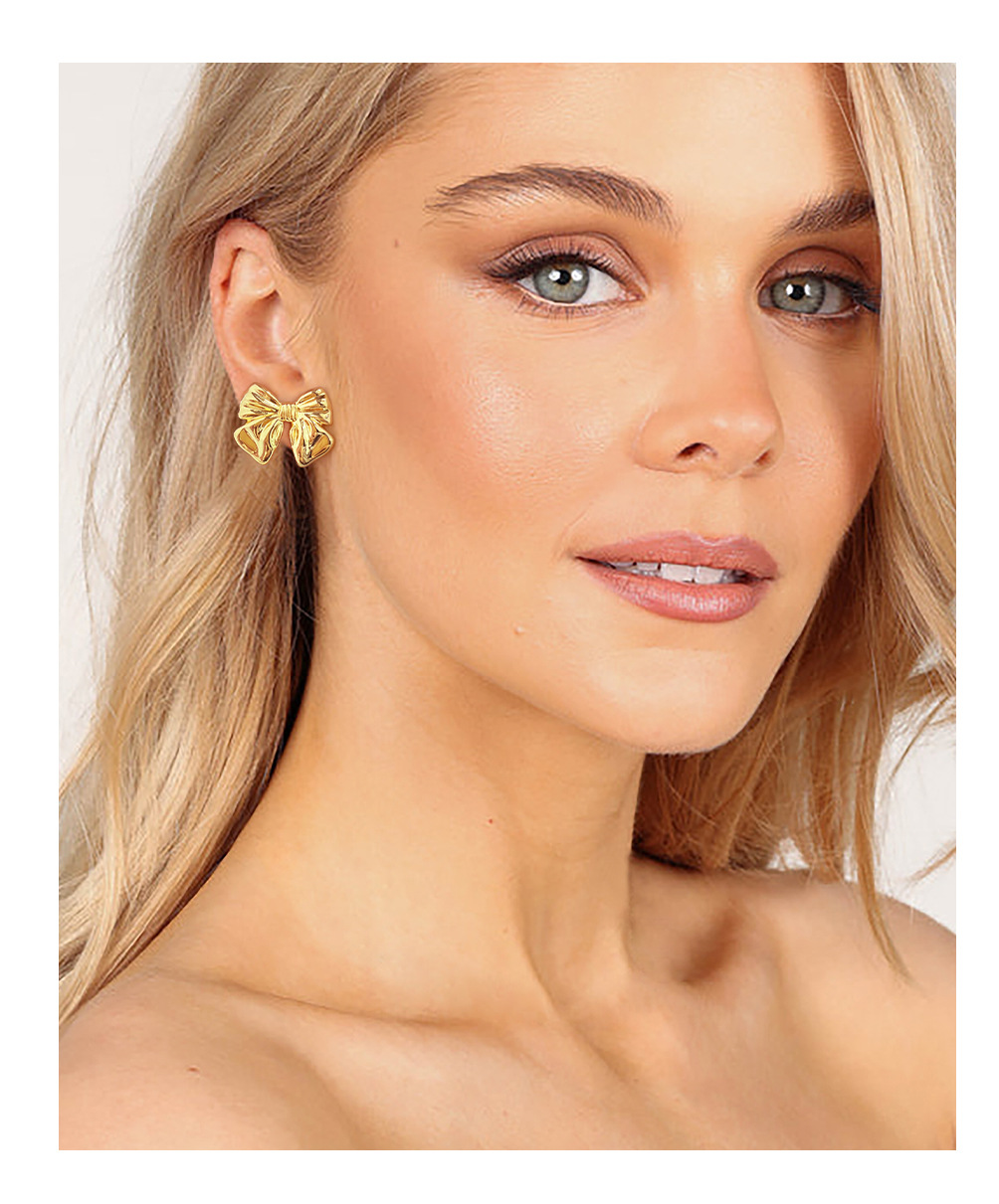 European and American Style Hot Bow Earrings 4