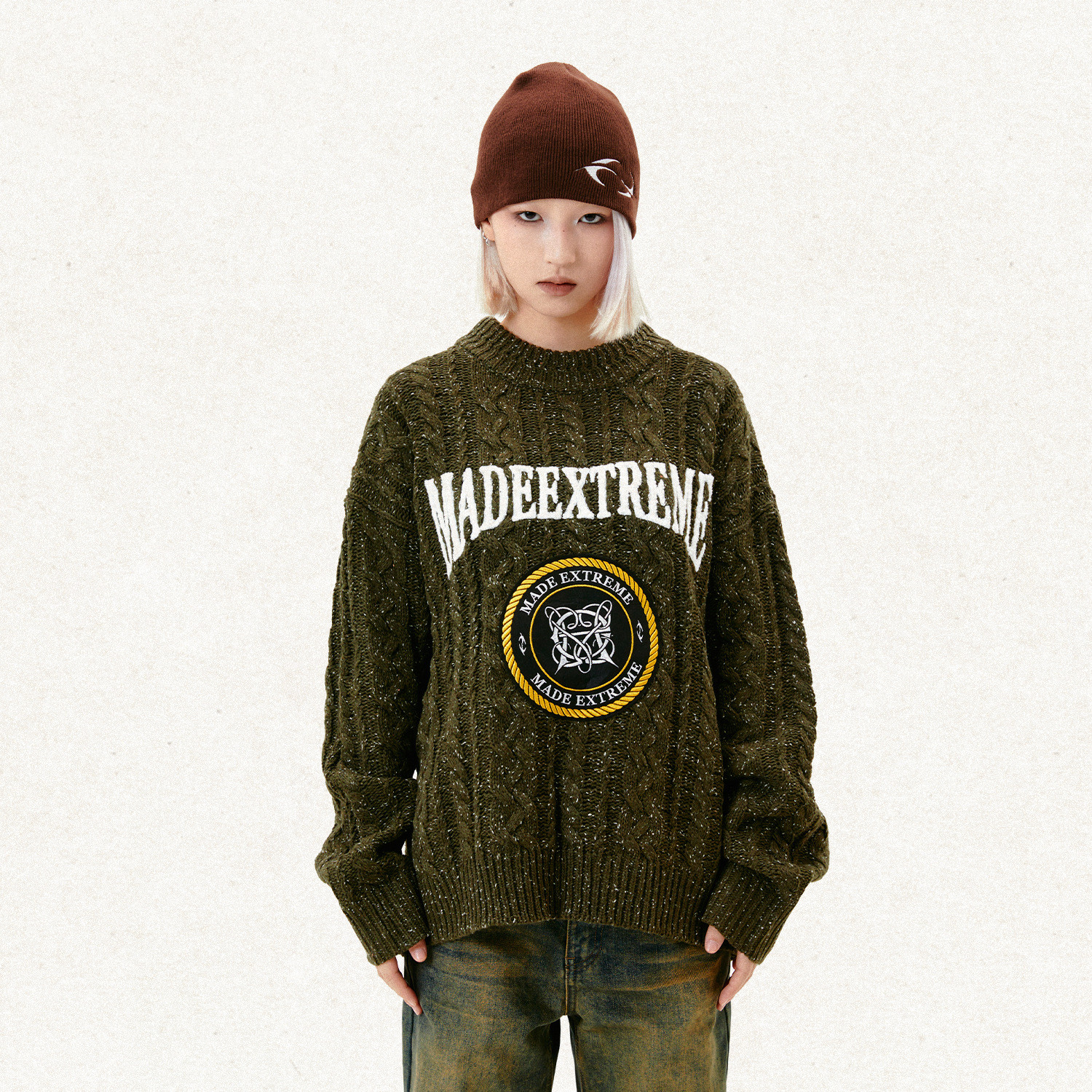 Wearing Vintage Sweater