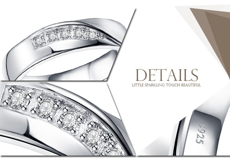 Women's Fashion Christmas Silver Ring Image 3
