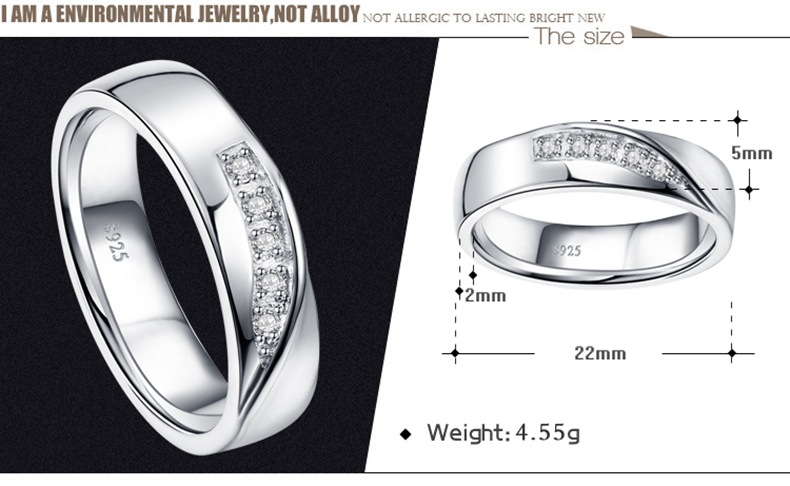 Women's Fashion Christmas Silver Ring Image 2