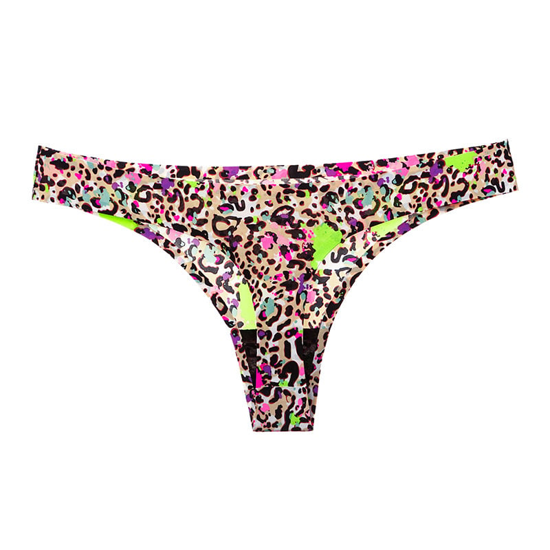 Ice Silk Seamless Thong Example