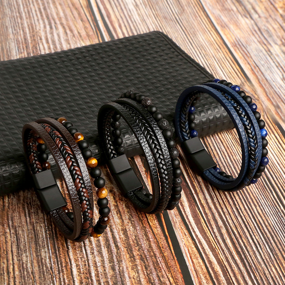 Multi-layer Hand Woven Bracelet Image 3