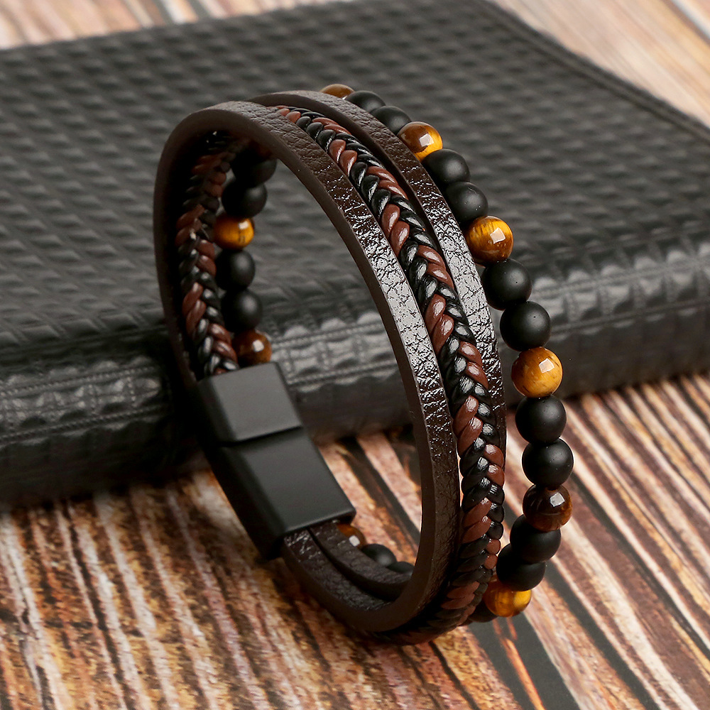 Multi-layer Hand Woven Bracelet Image 2