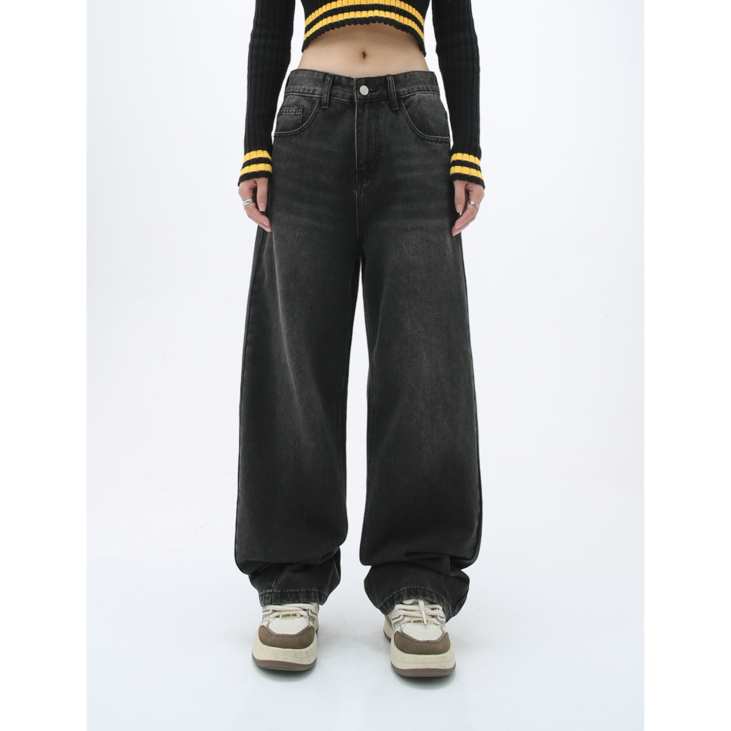 Retro Colored Series Wide Leg Pants - Image 3