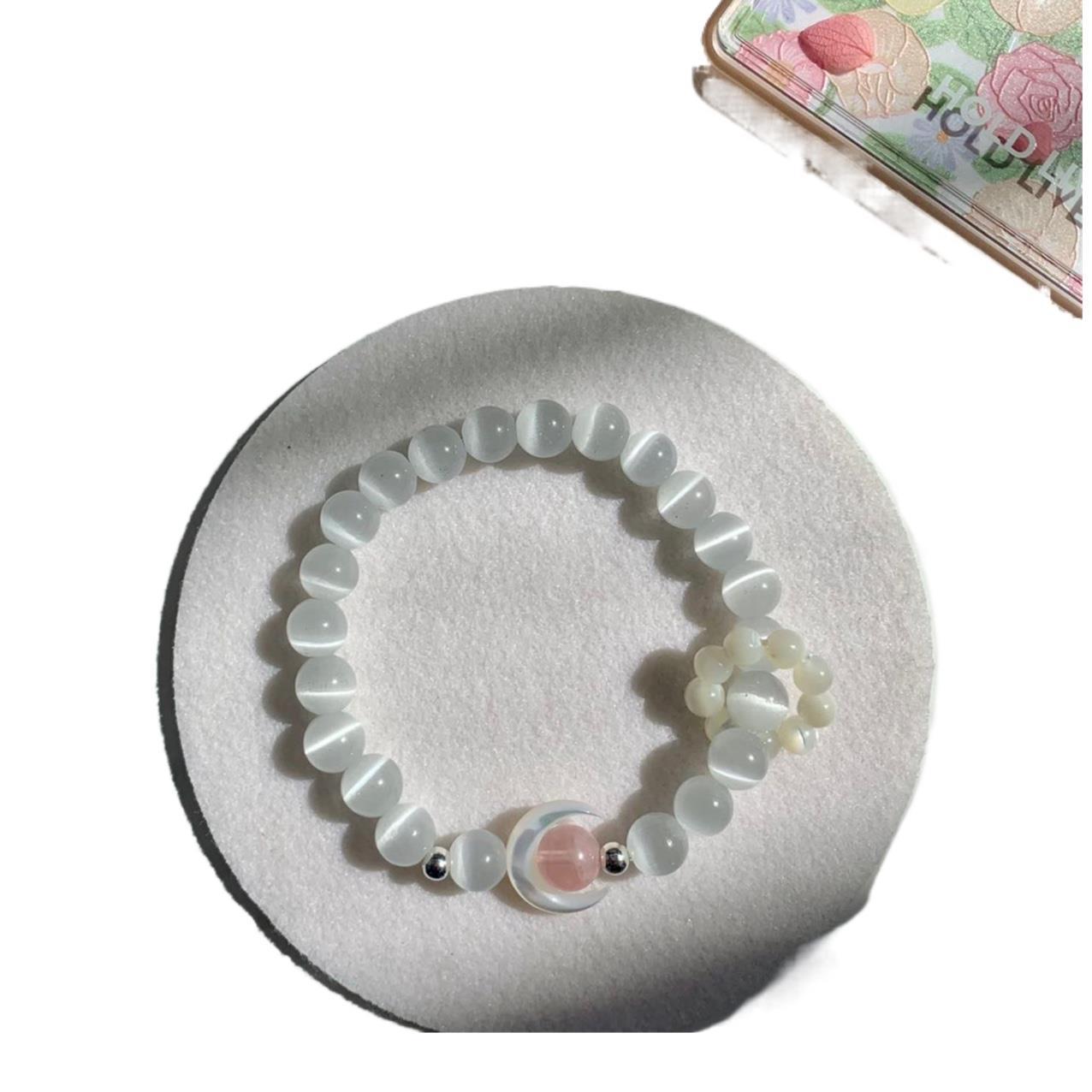 Moon Cat's Eye Bracelet