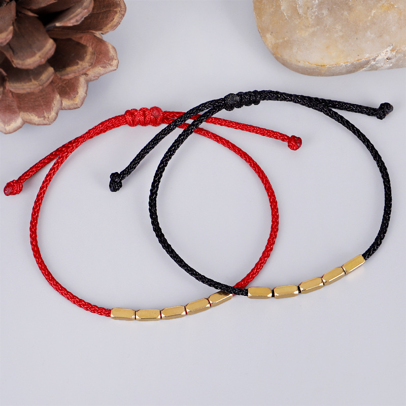 Creative Hand Weaving Bracelet in Black