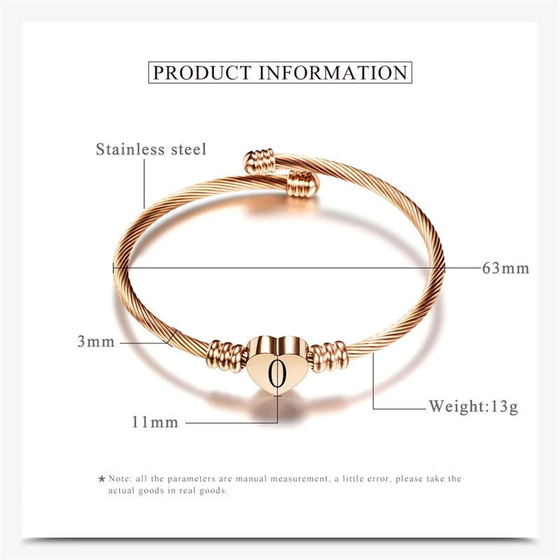 Simple Love Bracelet Steel