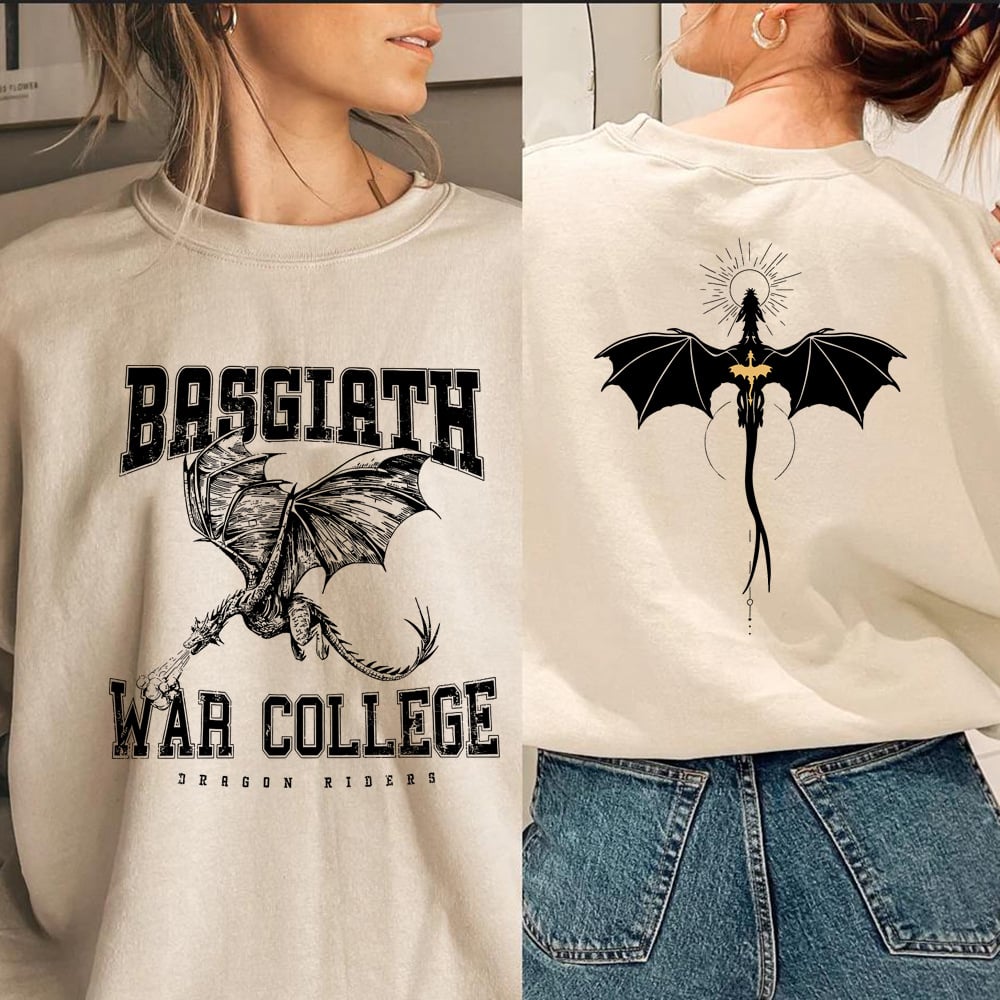 Vintage Fourth Wing Sweatshirt Close Up