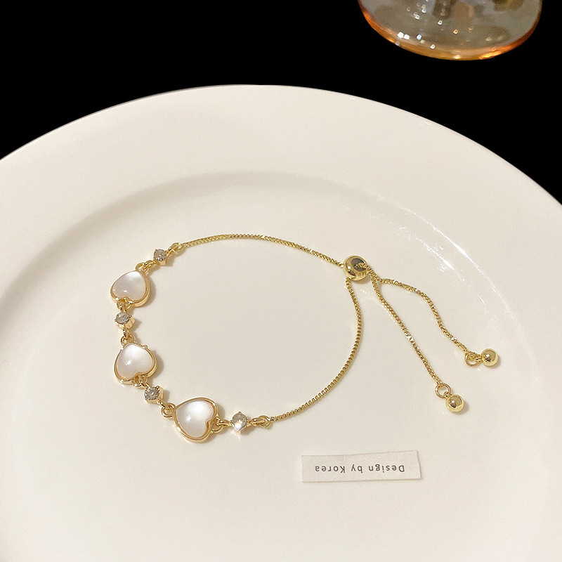 Opal Heart Bracelet Image 5