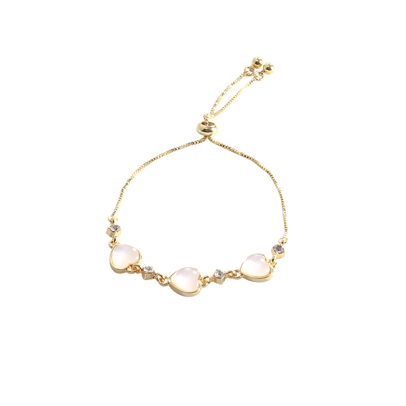 Opal Heart Bracelet Image 1