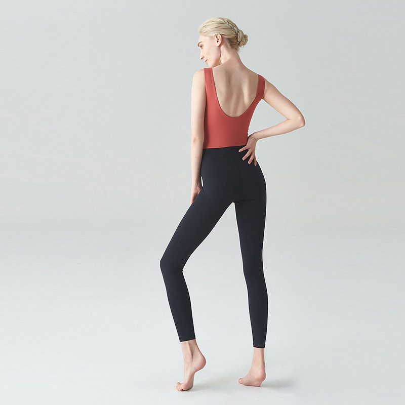 Aerial Yoga Bodysuit - Black and Blue