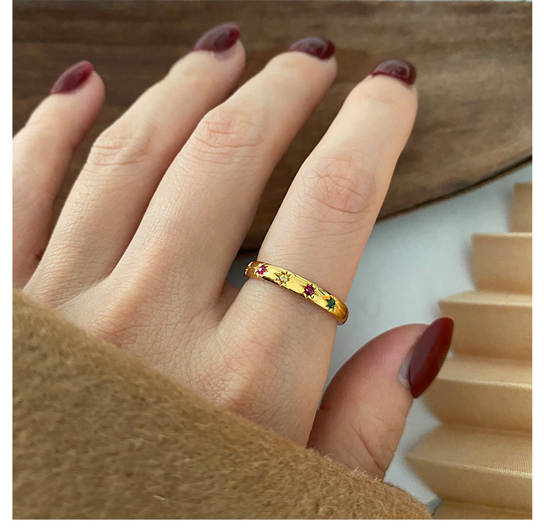 Zircon Gold Ring 3
