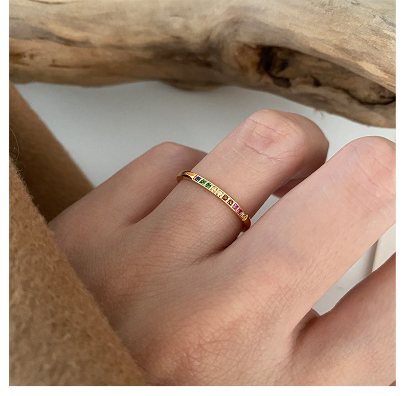 Zircon Gold Ring 2