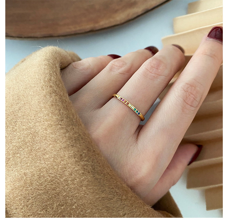 Zircon Gold Ring 1