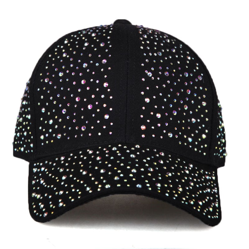 Women's Full Diamond Baseball Cap 1