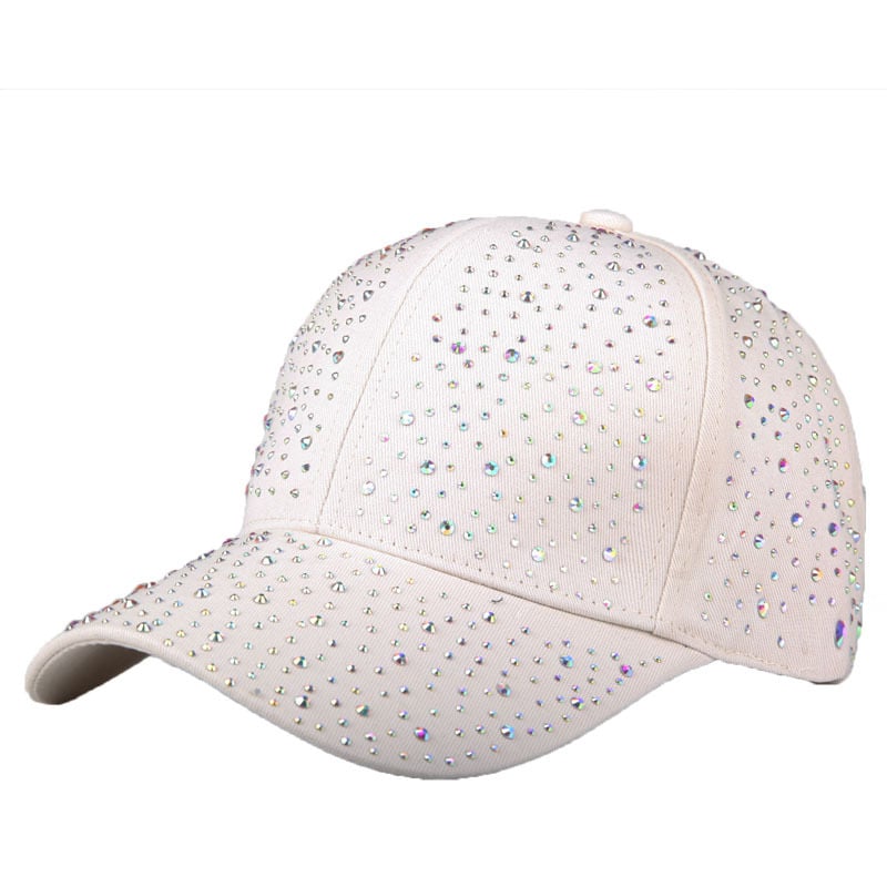 Women's Full Diamond Baseball Cap 7