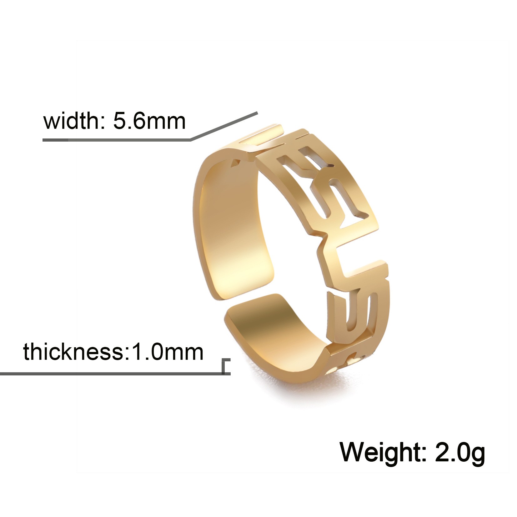 Personalized Design Titanium Steel Ring