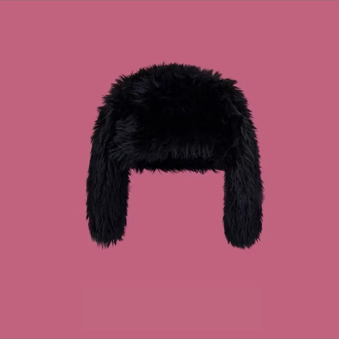 Rabbit Ear Plush Hat