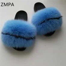 Fox Fur Slippers 3
