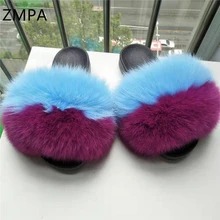 Fox Fur Slippers 4