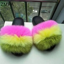 Fox Fur Slippers 1